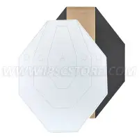 Cardboard IPSC Vertical Painted Target 50 pcs./Pack