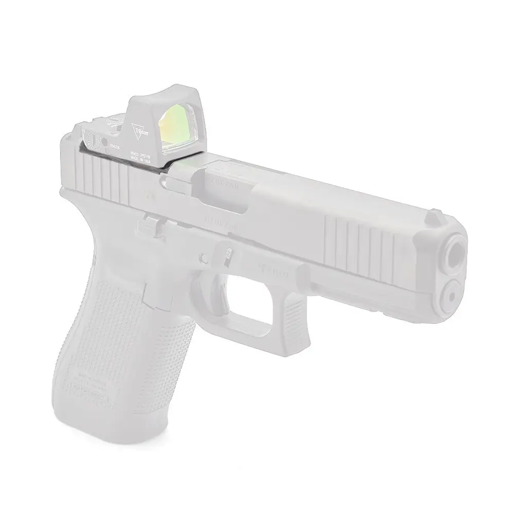 Eemann Tech Trijicom RMR Adapter for Glock MOS - Black Steel Mount