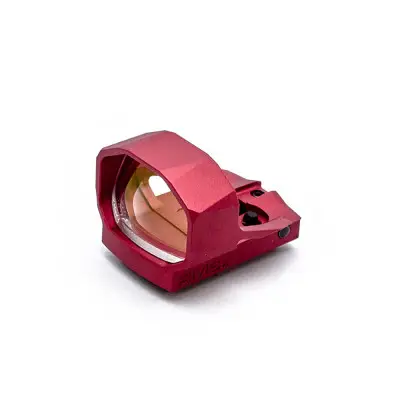 SHIELD RMSx Reflex Mini Sight – 4MOA / 8MOA – Bordeaux Red – Glass Edition