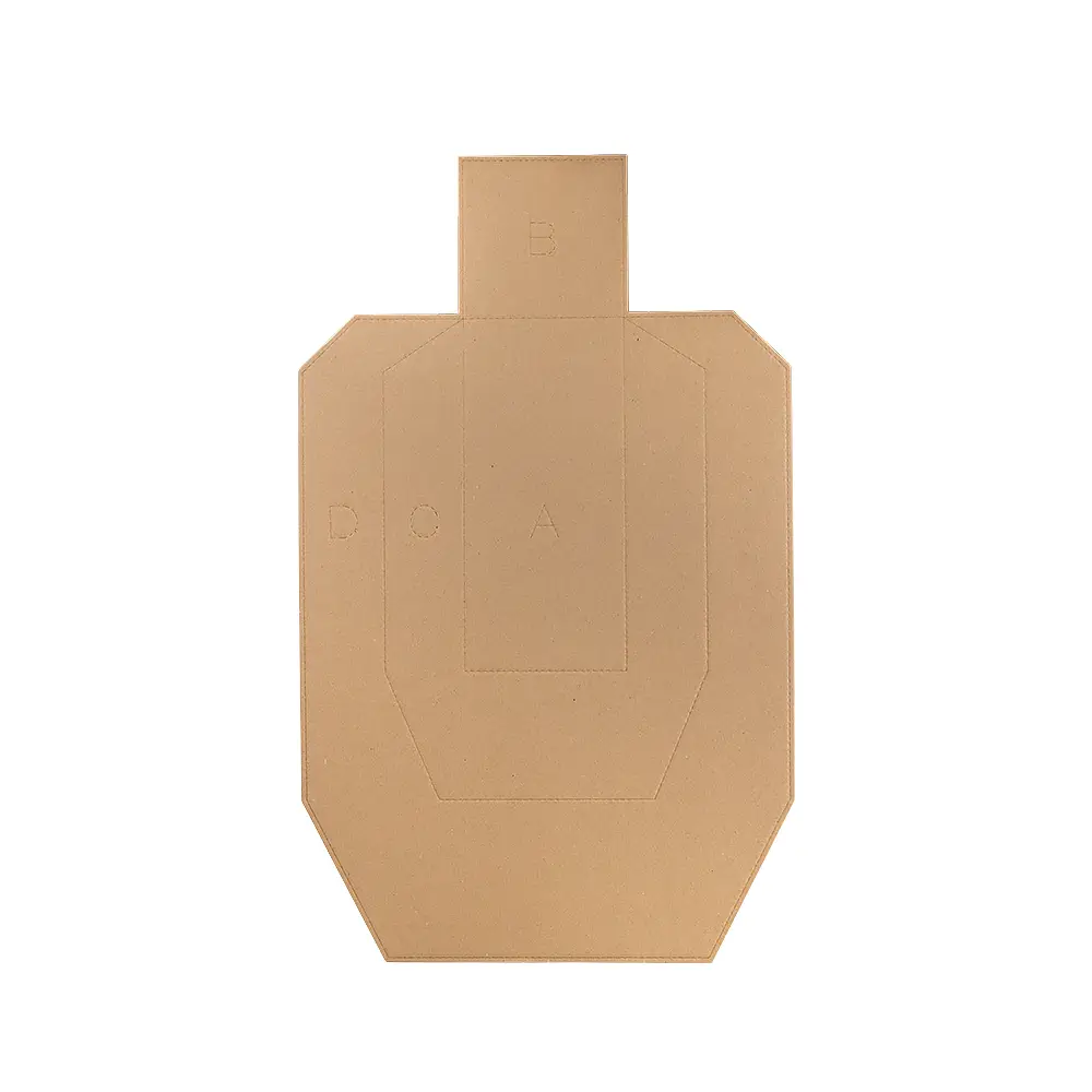 Tan Target Cardboard SRA Target TAN/WHITE – 10 pcs | Eemann Tech