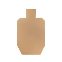 Tan Target Cardboard SRA Target TAN/WHITE - 100 Pack | Eemann Tech Training Targets